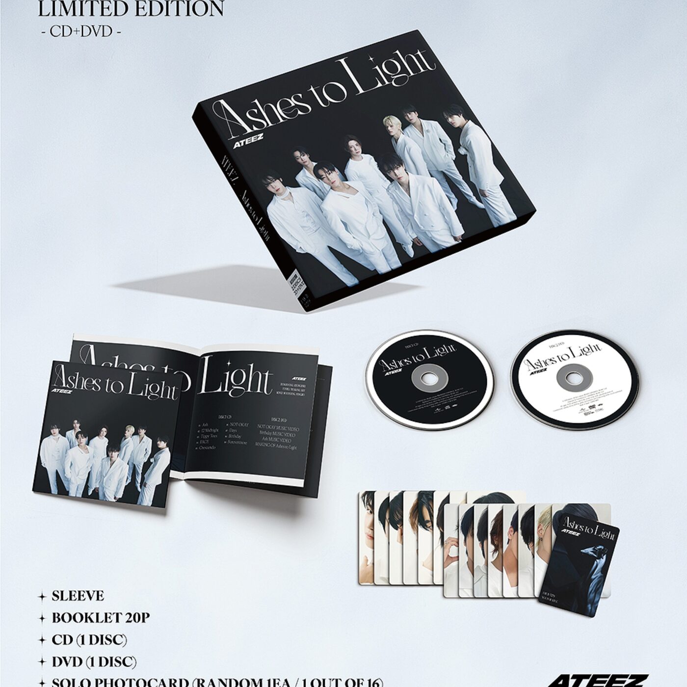 ATEEZ - Japan 2nd Full Album [Ashes to Light] (Limited Edition) +